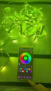 DC24V RGB LED Strip Light US/EU/UK Plug Bluetooth APP Control 44 Keys IR Remote 5M-30M Long Light Tape For Commercial & Home Dec