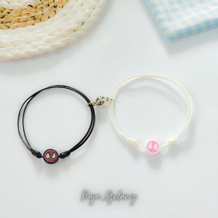 Gelang Couple Spiderman // Gelang Tali Spiderman Couple