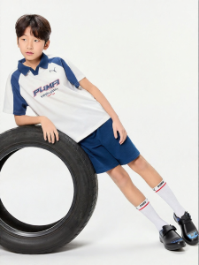 PUMA | Children Summer Short Sleeve Racer-style Suit
