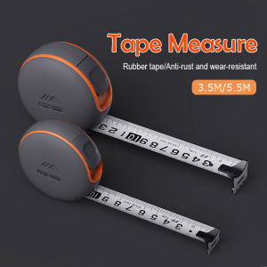 JIMI HOME Tape Measure 3.5M/5.5M Tape Measure Auto Self Lock Portable Coated Tape Ruler with Brake Button Wear Resistant