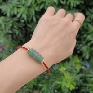 Vòng cáp ngũ điếu TA Dâu Tây Xanh - Phong Thủy TUDO