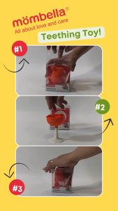 Mombella Mushroom Soothing Teether: Natural Teething Relief