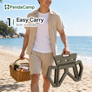 Camping Stool Foldable Plastic Fishing Chair Portable Kerusi Lipat Plastik Outdoor Picnic Hiking