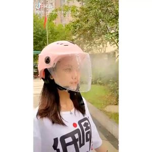 Stiker Kaca Helm Anti Hujan Embun Fog Blur Cerah