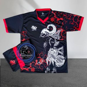 JERSEY OLAHRAGA BOLA FUTSAL ANAK MOTIF WAYANG TERBARU NEW