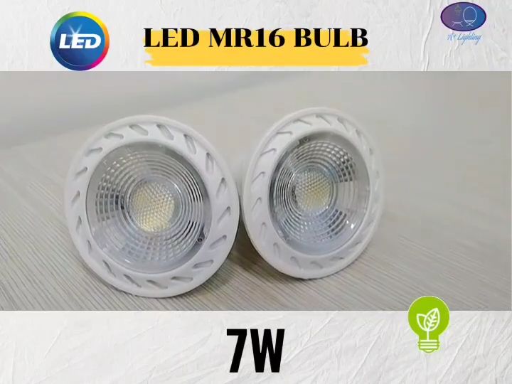 [2 Years Warranty] 7W MR16 LED BULB GU10 GU5.3 G5.3 EYEBALL BULB DOWNLIGHT SPOT LIGHT TRACK LIGHT LAMP MENTOL LED EYE BALL LAMPU LIGHTING
