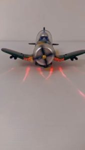 Toy - Aircraft Plane 🌟Music🌟Light🌟Lifting Function🌟Universal Function🌟Bump and action engine Ages 3+ (BFK52572)