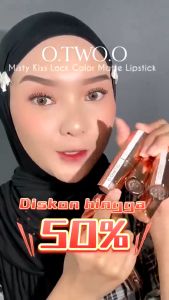 O.TWO.O Matte Lipstick Misty Kiss Lock Color Silky 24H Long Lasting Lip Makeup