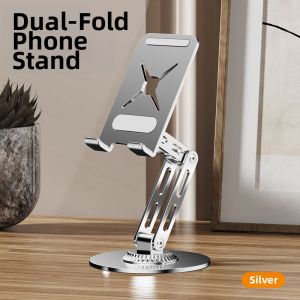 Universal Rotatable Cooling Tablet Stand 360° Foldable Gaming & Multi-Use Support