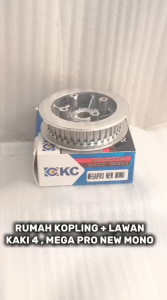 Rumah kopling kaki 4 plus lawan kaki 4 MEGA PRO NEW MONO CRF 150 KC