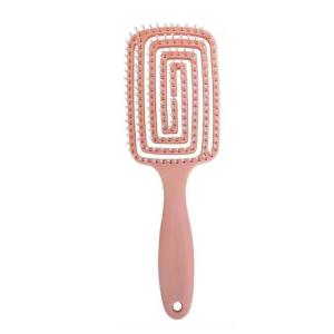 Large Curved Hair Comb for Girls Aesthetic Hollow Design Fluffy Massage Tool Home Essential for Hair Styling