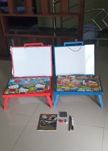 meja belajar anak satu set lengkap/alat tulis anak lengkap 1 set