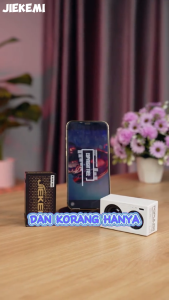 JIEKEMI X2 Mini Speaker Outdoor Portable HiFi Wireless Speaker Pembesar suara Bluetooth 5.3 Audio White Color