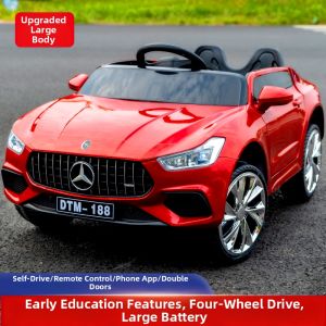 DITEMENG | Remote Control Rideable 4WD Childrens Electric Car