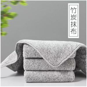 Khăn Lau Nhà Bằng Vải than Tre Dày Thấm Hút Không Dính Dầu Dùng Để Rửa Bát Lau Nhà Bếp Dụng Cụ Vệ Sinh Gia Đình
