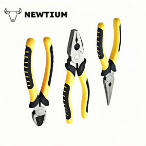 8-inch Industrial Wire Cutting Pliers - High Hardness Needle-nose & Diagonal Pliers Set Multi-functional Tool Collection