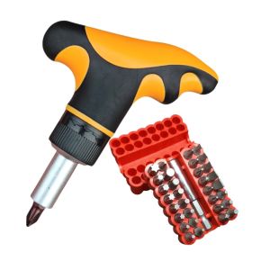 Upgrade T-shaped 72 Tooth Ratchet screwdriver Cross Plum blossom Hexagonal screwdriver DIY Repair tools screwdriver Socket set