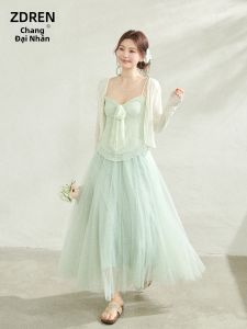 ZHANGDAREN | Bộ Đầm Ba Mảnh Ôm Body Kích Thước Lớn