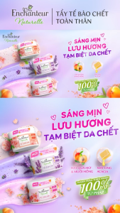 Tẩy Tế Bào Chết Dưỡng Sáng Da Enchanteur Naturelle (250G)