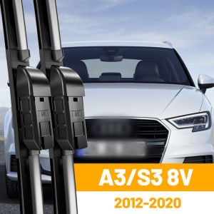 Bộ Gạt Mưa Kính Chắn Gió Trước Dành Cho Audi A3 S3 8V 2012-2020 Cao Su Đen Kích Thước 26+16 Phù Hợp Với Kính Chắn Gió Xe Nguyên Bản Phụ Kiện Gạt Mưa.