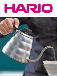 Hario Original Stainless Steel Drip Filter Coffee Hand Pouring Pot Long Spout Cloud Pot Coffee Brewing Equipment