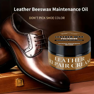 Universal Leather Care Oil - Beeswax Deep Polish Suitable for Any Leather Color for Leather Clothing Shoes Bags Lea