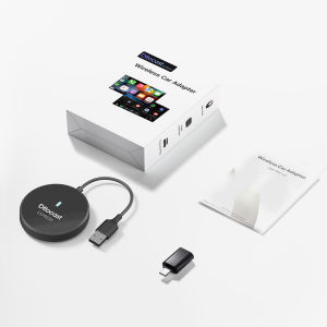 Bộ Chuyển Đổi Không Dây Ottocast Mini Express USB Dongle Cho Xe Hơi Hỗ Trợ Android Auto & CarPlay Kết Nối WiFi Bluetooth Nâng Cấp Xe Hơi