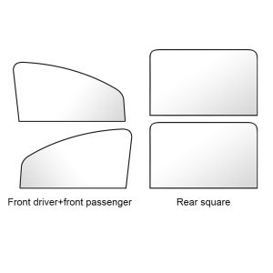 2 cái che nắng xe có thể gập lại Che Nắng Xe Tấm Che Nắng Dễ dàng cài đặt phụ kiện xe hơi