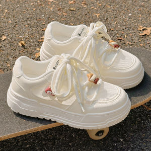 Breathable Children and Teen Girls White Shoes for Skirts