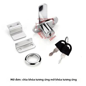 Khóa Ngăn Kéo Hợp Kim Kẽm S Khóa Cam Tủ Có Chìa Khóa Cho Cửa Nội Thất Hộp Thư Tủ Bàn - Phần Cứng An Ninh Gia Đình