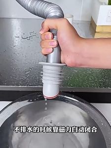 Silicone Bathroom Sewer Seal Ring Kitchen Sink Sewer Pipe Plug Washing Machine Anti-odor Leakage Connector Stopper Sewer Floor Drain Pipe Seal Washing Machine Silicone Sealing RingWashing Machine/sink Drains Bathroom Bathroom Sink Accessories