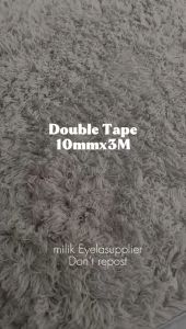 DOUBLE TAPE side fake nail display chart 1cm 10mm x 3m / roll lem double tip acrylic nail pajangan kuku nailart kristal Jelly
