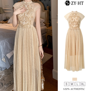 ZYHT EraVogue Womens Dresses Khaki Dresses A-Shape Dresses Lace Dresses Work Dresses Hiso Dresses Vintage Dresses Work Dresses Party Dresses Evening Dresses 9880