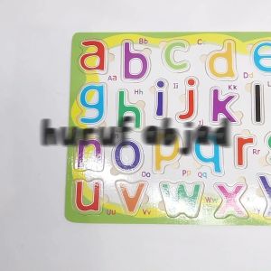 Acekids Mainan Edukasi Anak Balita Abjad Wooden Puzzle Alfabet Huruf Kecil Dari Kayu - 300Y-19NC