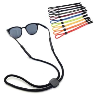 Fashion Sports Eyewear Retainer Solid Color Polyester Sunglasses Women Men Eyeglasses Straps Adjustable Glasses Elastic Holder