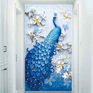 QIANHONGXIU | High-End Manual DIY Cross Stitch for Entryway Wall Decoration