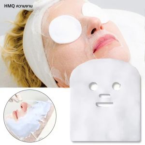 แผ่นมาส์กหน้าแบบใช้แล้วทิ้งเนื้อนุ่ม 100/50 ชิ้น แผ่นกระดาษบางเฉียบสำหรับทำมาส์กบำรุงผิวหน้า DIY สำหรับร้านเสริมสวย อุปกรณ์เสริมความงาม