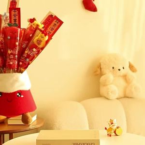 AIXIAOXIQING | Wedding Morning Robe Bride Handheld Candied Hawthorn