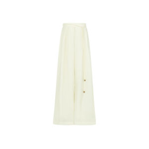 MeiYang High Waist Straight Leg Wide Leg Pants Comfortable Casual Trousers with Inner Lining Fashionable Womens Clothing