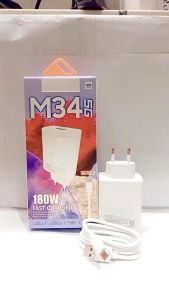 Charger untuk Samsung M34 5G dengan Dukungan Quick Charge 3.0 & 180W Fast Charger