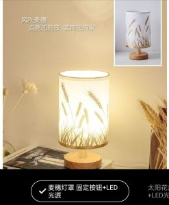 Nordic Wooden LED Table Lamp Bed Lamp Night bedside Table Desk Lamp Bilik Tidur Lampu