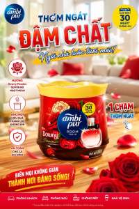 Sáp thơm phòng Ambipur hương Đam Mê 180g - hàng chính hãng- hương thơm hiệu quả 30 ngày