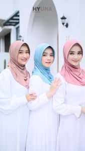 Hyuna - Hijab Instan Bergo Sport Khimar Sporty Jersey Premium Size S Daily Yoga Zea Series