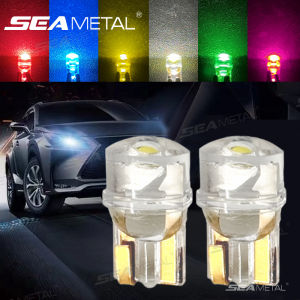 SEAMETAL 10 Pieces LED Width Indicator Light T10 Turn Signal Lamp 12V Read Lights