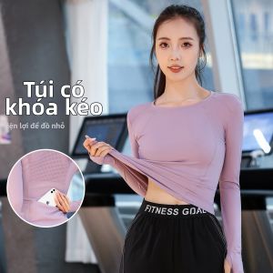 BAISILING | Bộ Đồ Tập Nữ Tay Dài Khô Nhanh Size Lớn