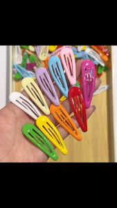 F4 Jepit Clip Rambut Korea Warna Warni Ukuran BESAR 5cm Set isi 20pcs Tic Tac Hair Clips HCSP002