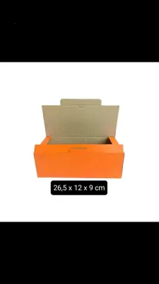 Kardus/Box/Dus Penyimpanan Sandal Sepatu Warna Orenge