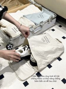 Waterproof Non-Woven Fabric Travel Shoe Bag Portable Anti Yellow for Football Fitness Travel Luggage Shoes Storage Bag