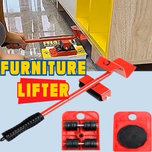 Furniture Lift Mover Tool Set Appliance Rollers Heavy Duty Furniture Lifter and Sliders Kit with Wheels Heavy Furniture Moving Sliders