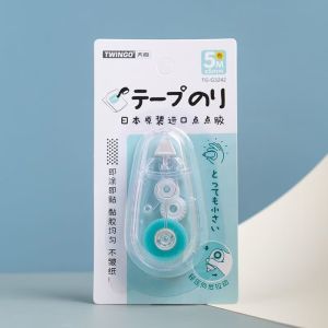 Deli Double-Sided Tape Refillable Transparent Handmade Dot Adhesive Tape Student Correction Tape for Business Supplies